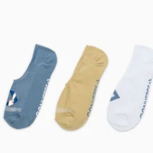 Converse 3-PK Iridescent Chevron Star No-Show Socks